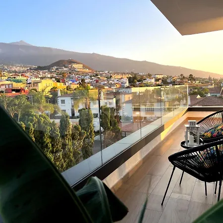 Lujoso Apartamento Completo, Piscina, Terraza Con Vistas Al Teide Puerto de la Cruz  Esterno foto