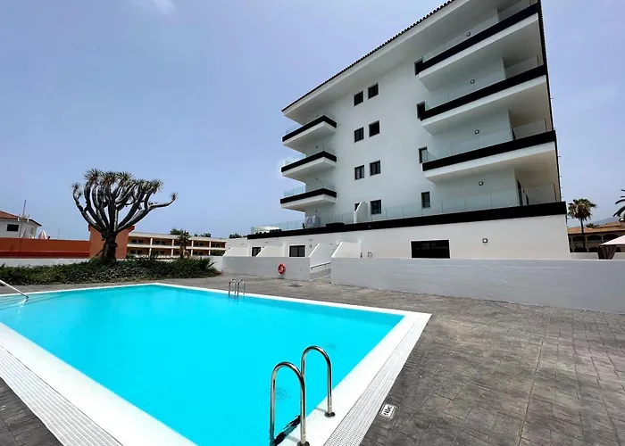 Lujoso Apartamento Completo, Piscina, Terraza Con Vistas Al Teide