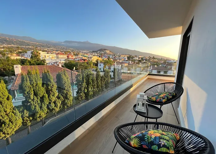Lujoso Apartamento Completo, Piscina, Terraza Con Vistas Al Teide